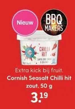 Cornish Seasalt Chilli hit zout, 50 g