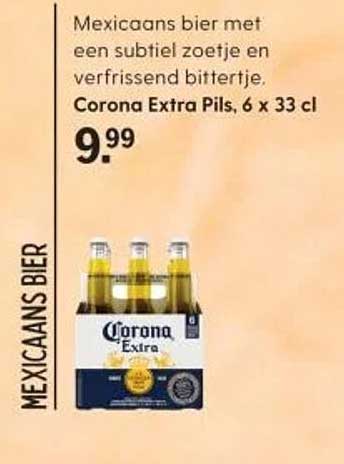 Corona Extra Pils, 6 x 33 cl