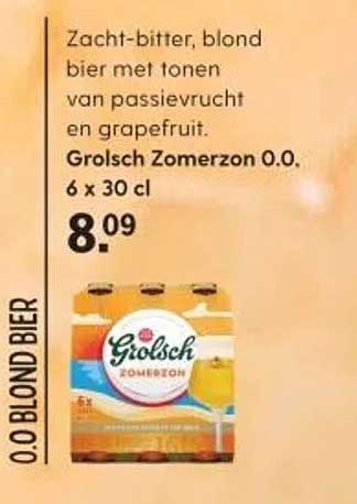 Grolsch Zomerzon O.O. 6 x 30 cl