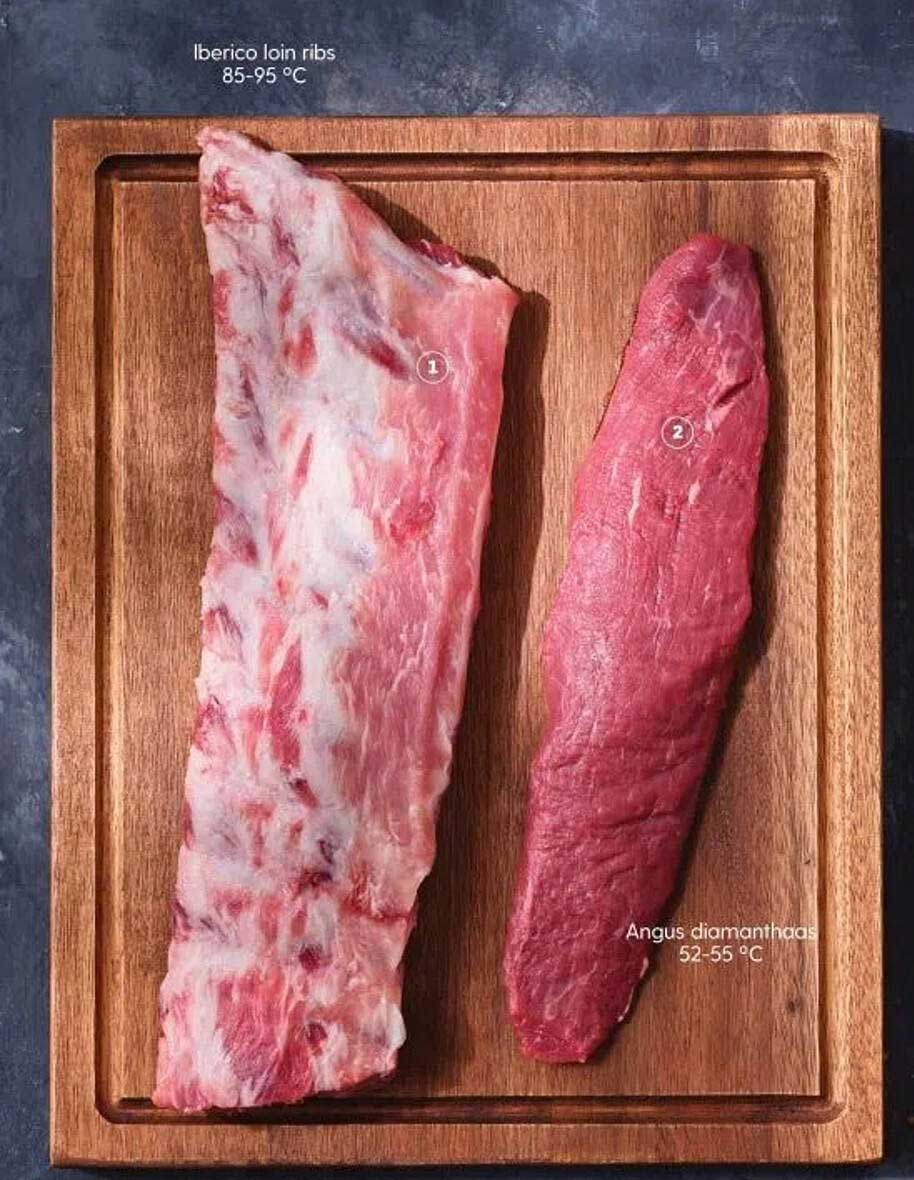 Iberico loin ribs en Angus diamanthaas