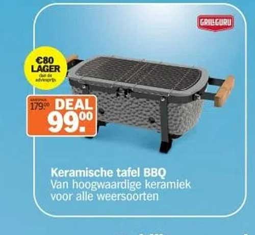 Keramische tafel BBQ