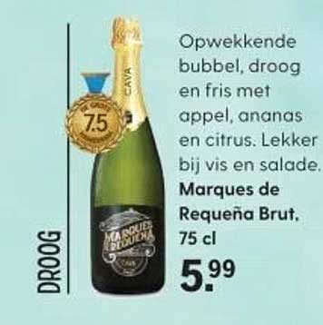 Marques de Requeña Brut, 75 cl