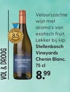 Stellenbosch Vineyards Chenin Blanc, 75 cl