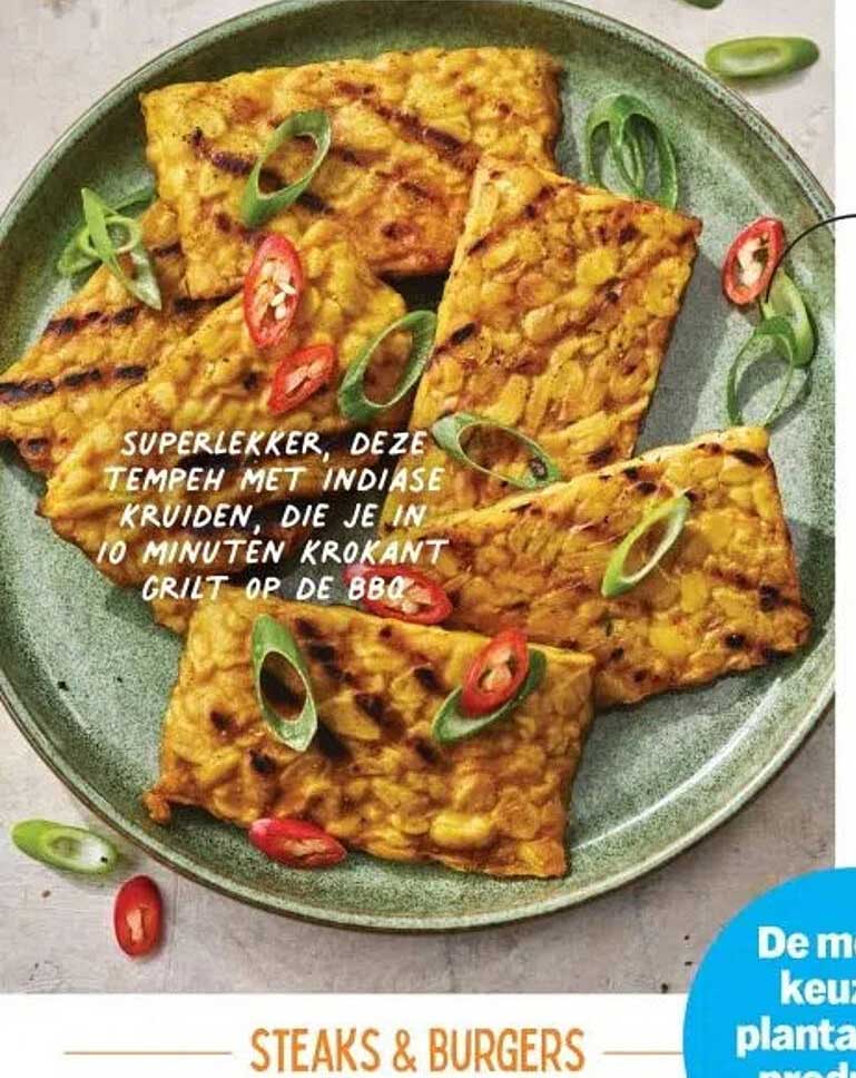 Superlekkere tempeh met Indase kruiden