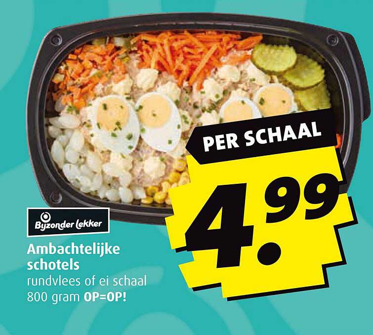 Ambachtelijke schotels rundvlees of ei schaal 800 gram OP=OP!