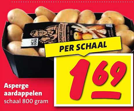 Asperge aardappelen schaal 800 gram