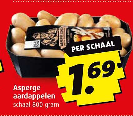 Asperge aardappelen schaal 800 gram
