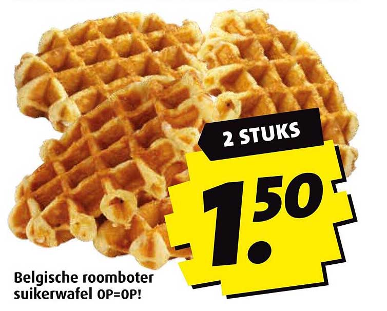 Belgische roomboter suikeraffel OP=OP!