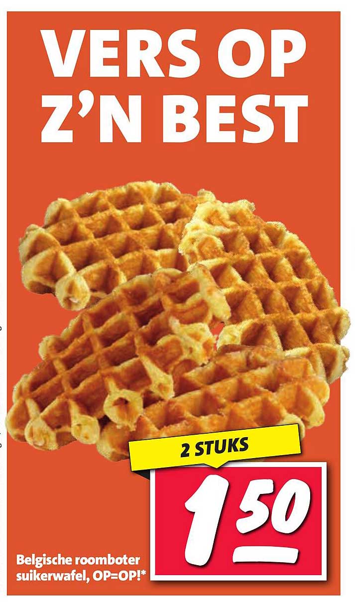 Belgische roomboter suikerwafel, OP=OP!*