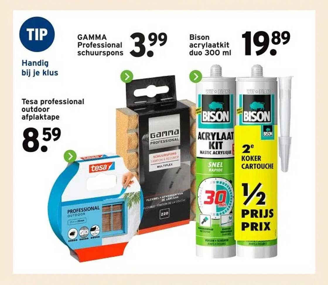 Bison acrylaatkit duo 300 ml