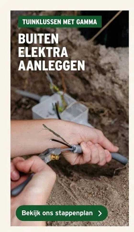 BUITEN ELEKTRA AANLEGGEN