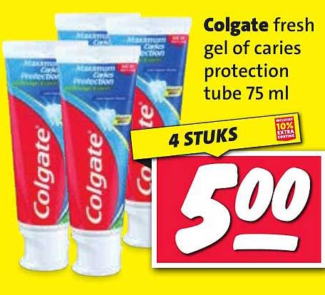 Colgate fresh gel of caries protection tube 75 ml