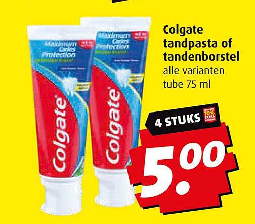 Colgate tandpasta of tandenborstel alle varianten tube 75 ml