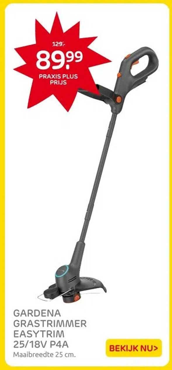 GARDENA GRASSTRIMMER EASYTRIM 25/18V P4A
