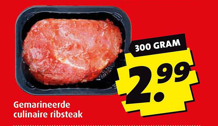 Gemarineerde culinaire ribsteak
