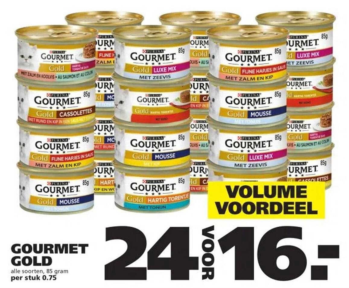 GOURMET GOLD Volume Voordeel
