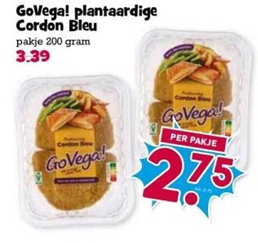 GoVega! plantaardige Cordon Bleu