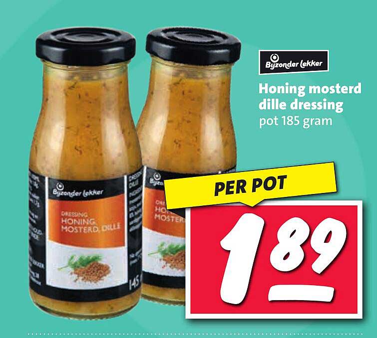 Honing mosterd dille dressing