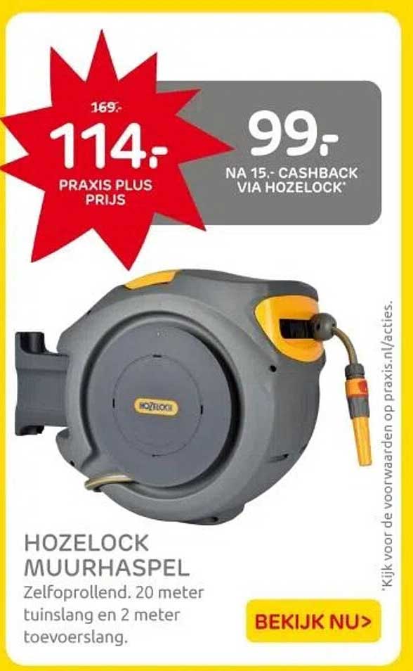 HOZELOCK MUURHASPEL