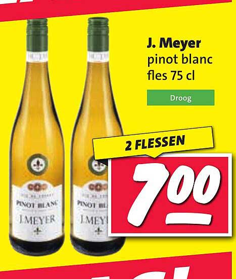 J. Meyer pinot blanc fles 75 cl