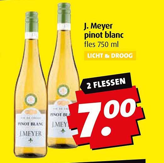 J. Meyer pinot blanc fles 750 ml