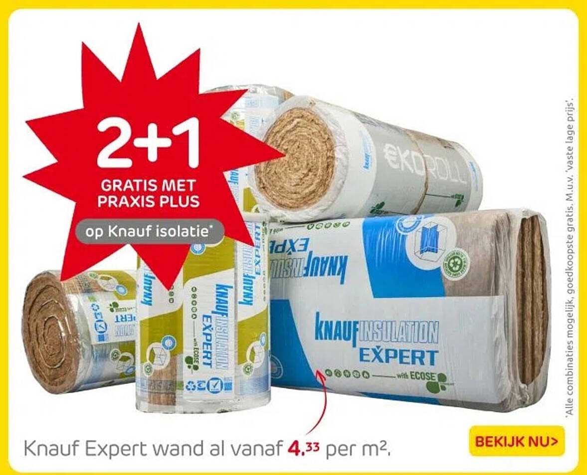 Knauf Expert wand al vanaf 4,33 per m².