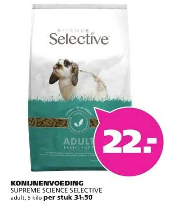 KONIJNNENVOEDING SUPREME SCIENCE SELECTIVE