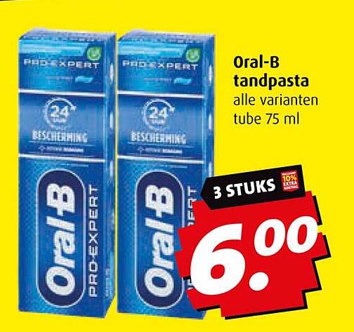 Oral-B tandpasta alle varianten tube 75 ml