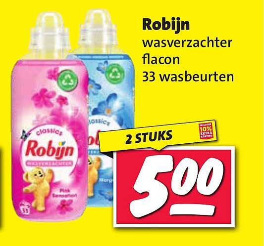 Robijn wasverzachter flacon 33 wasbeurten