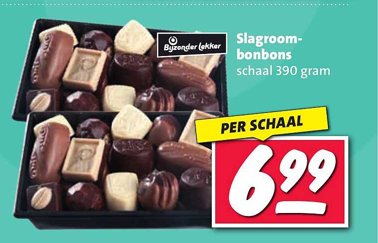 Slagroom-bonbons schaal 390 gram
