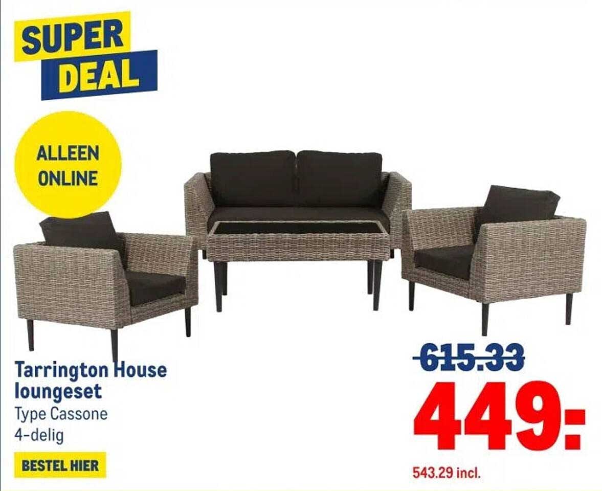 Tarrington House loungset Type Cassone 4-delig