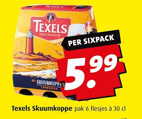 Texels Skuumkoppe pak 6 flesjes à 30 cl