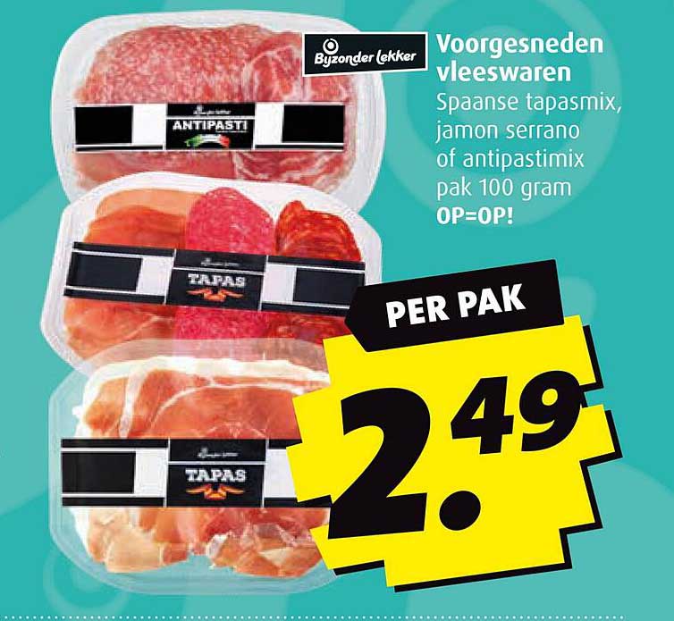 Voorgesneden vleeswaren