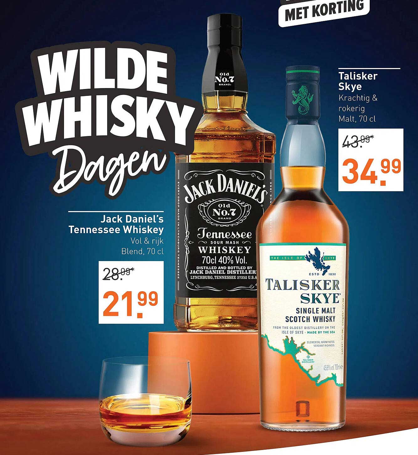 Wilde Whisky Dagen - Jack Daniel's Tennessee Whiskey Vol & rijk Blend, 70 cl