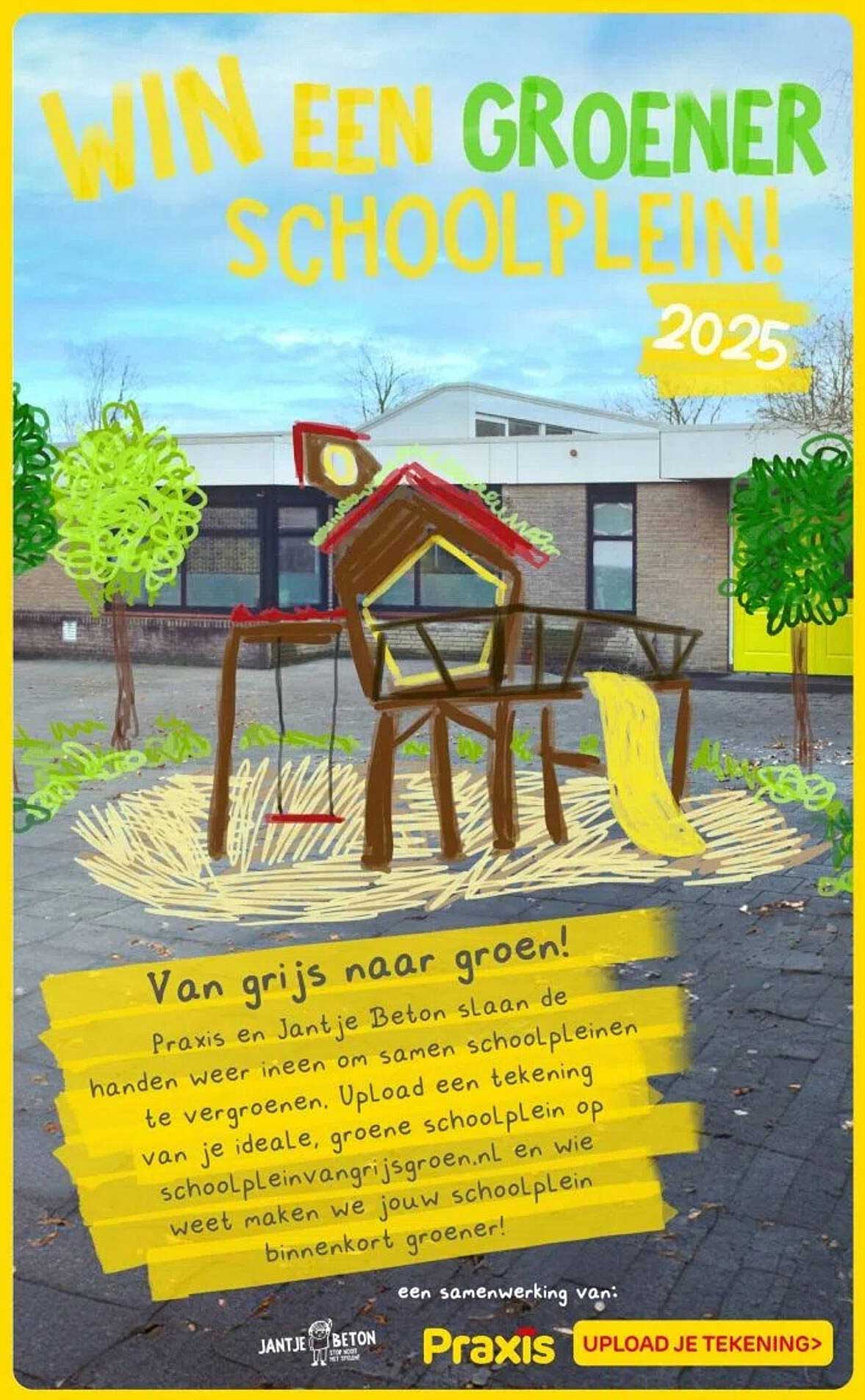WIN EEN GROENER SCHOOLPLEIN!