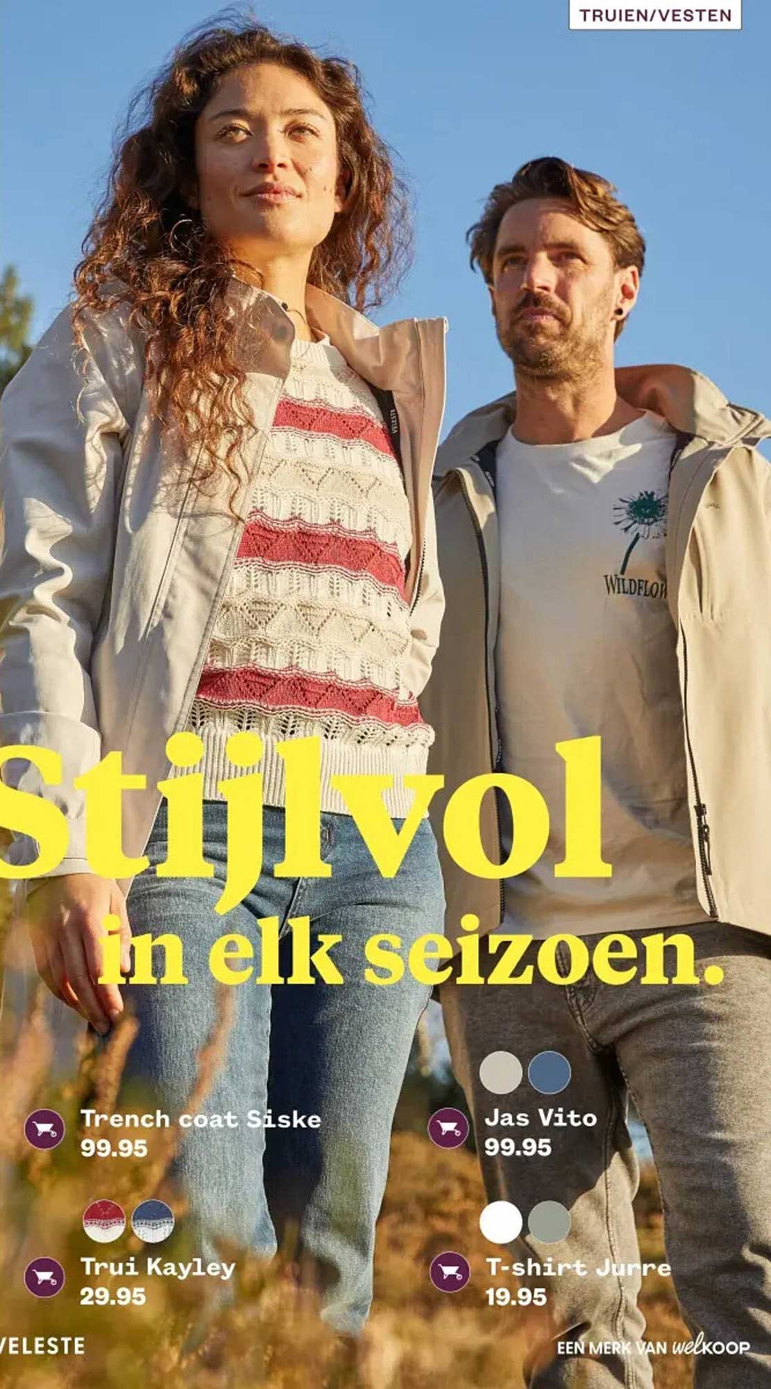 Stijlvol in elk seizoen.