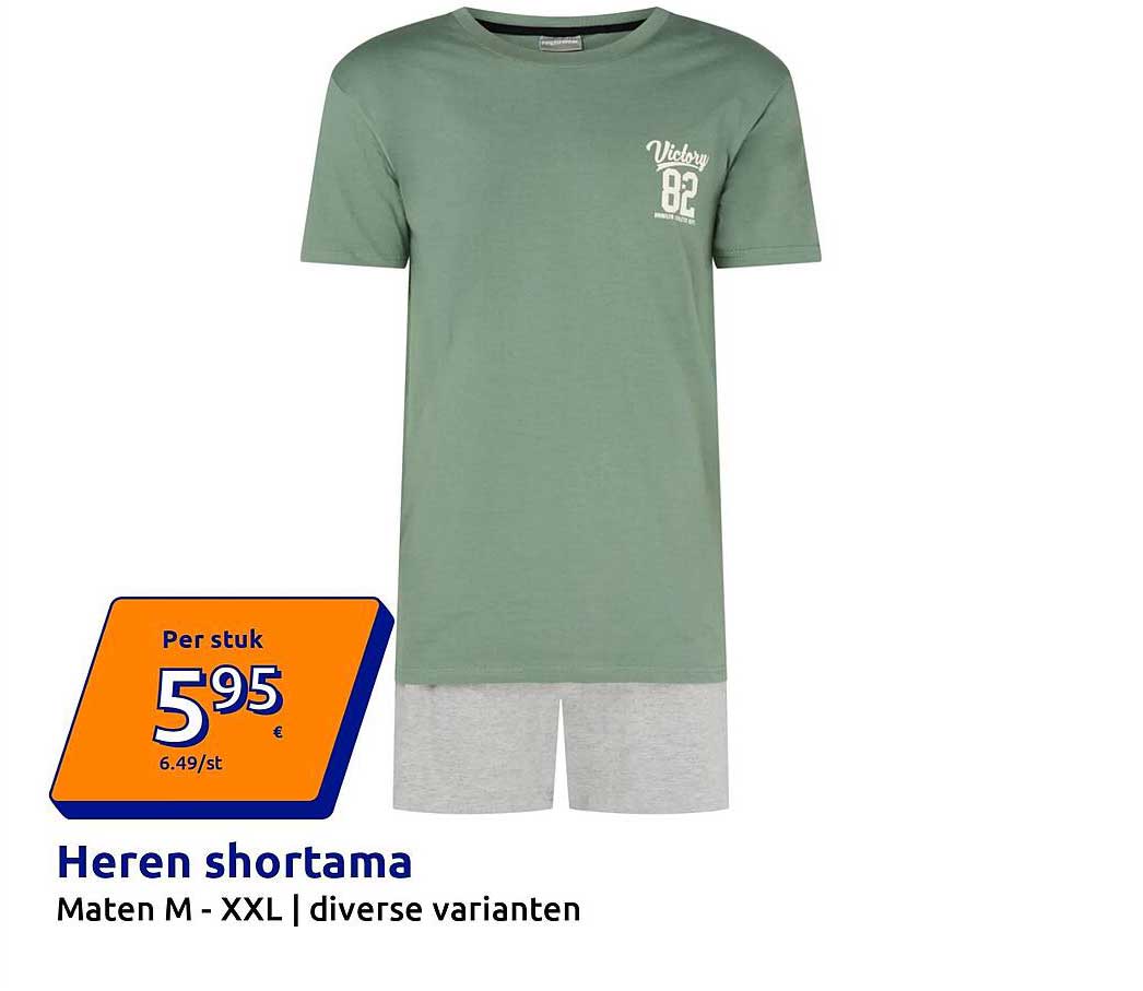 Heren shortama