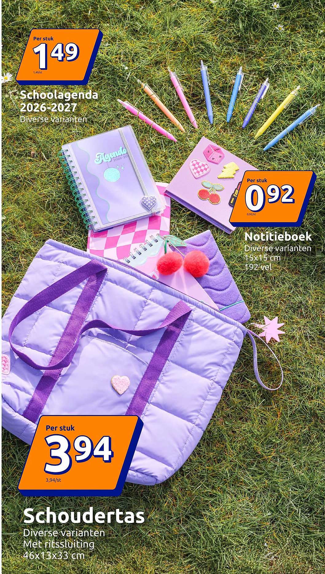 Schoolagenda 2026-2027 Diverse varianten