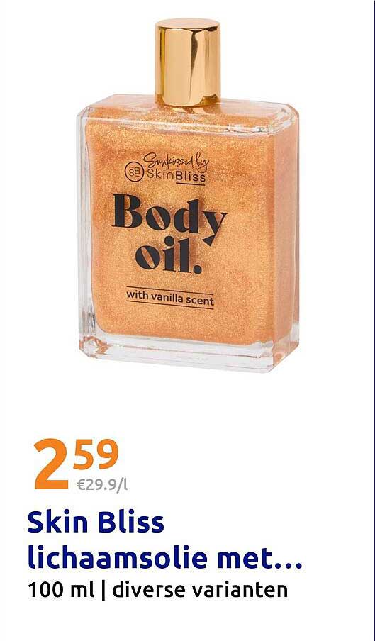 Skin Bliss lichaamsolie met... 100 ml | diverse varianten