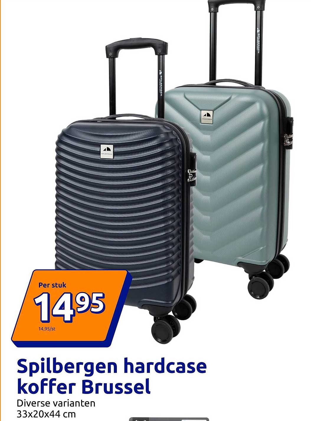 Spilbergen hardcase koffer Brussel