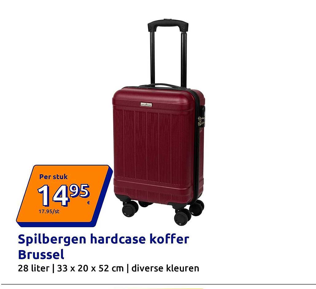 Spilbergen hardcase koffer Brussel