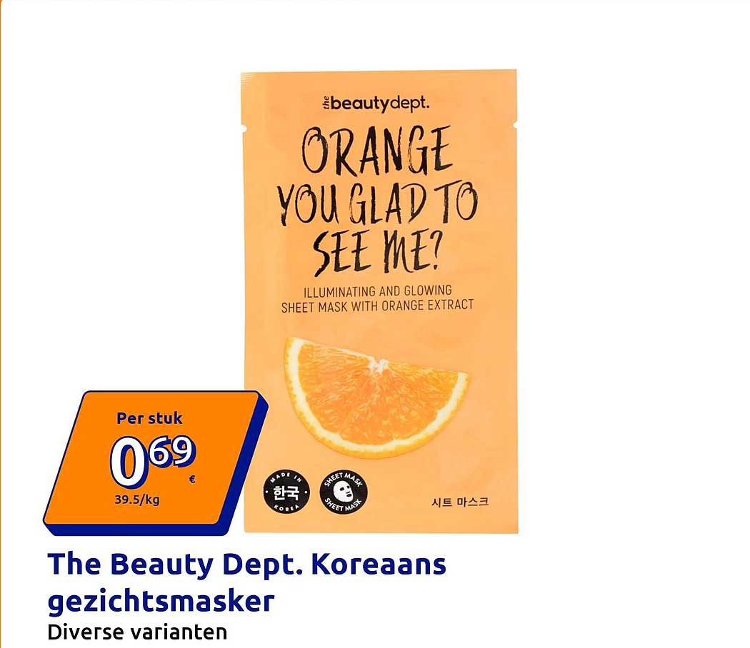 The Beauty Dept. Koreaans gezichts­masker