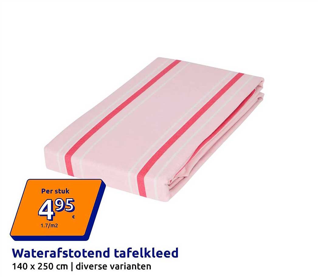 Waterafstotend tafelkleed 140 x 250 cm | diverse varianten
