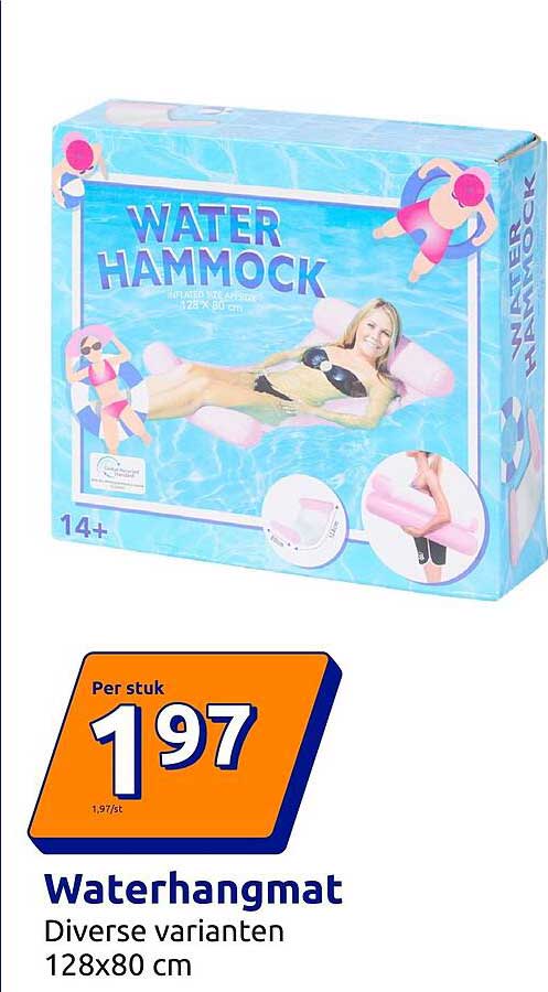 Waterhangmat Diverse varianten 128x80 cm