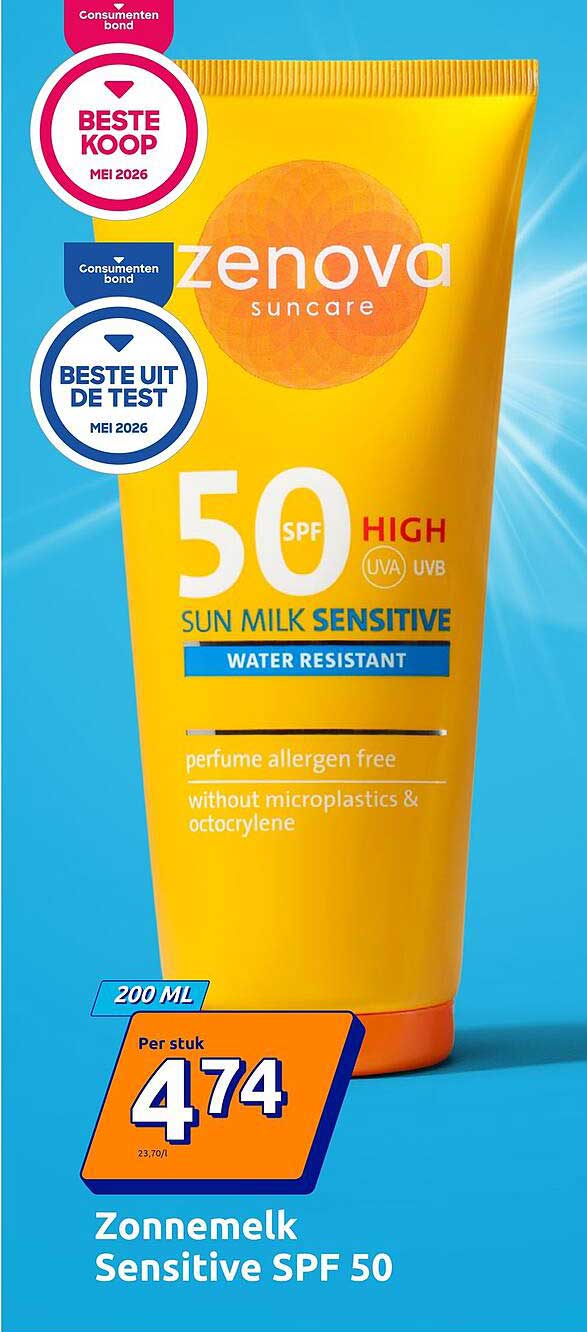 Zonnemelk Sensitive SPF 50