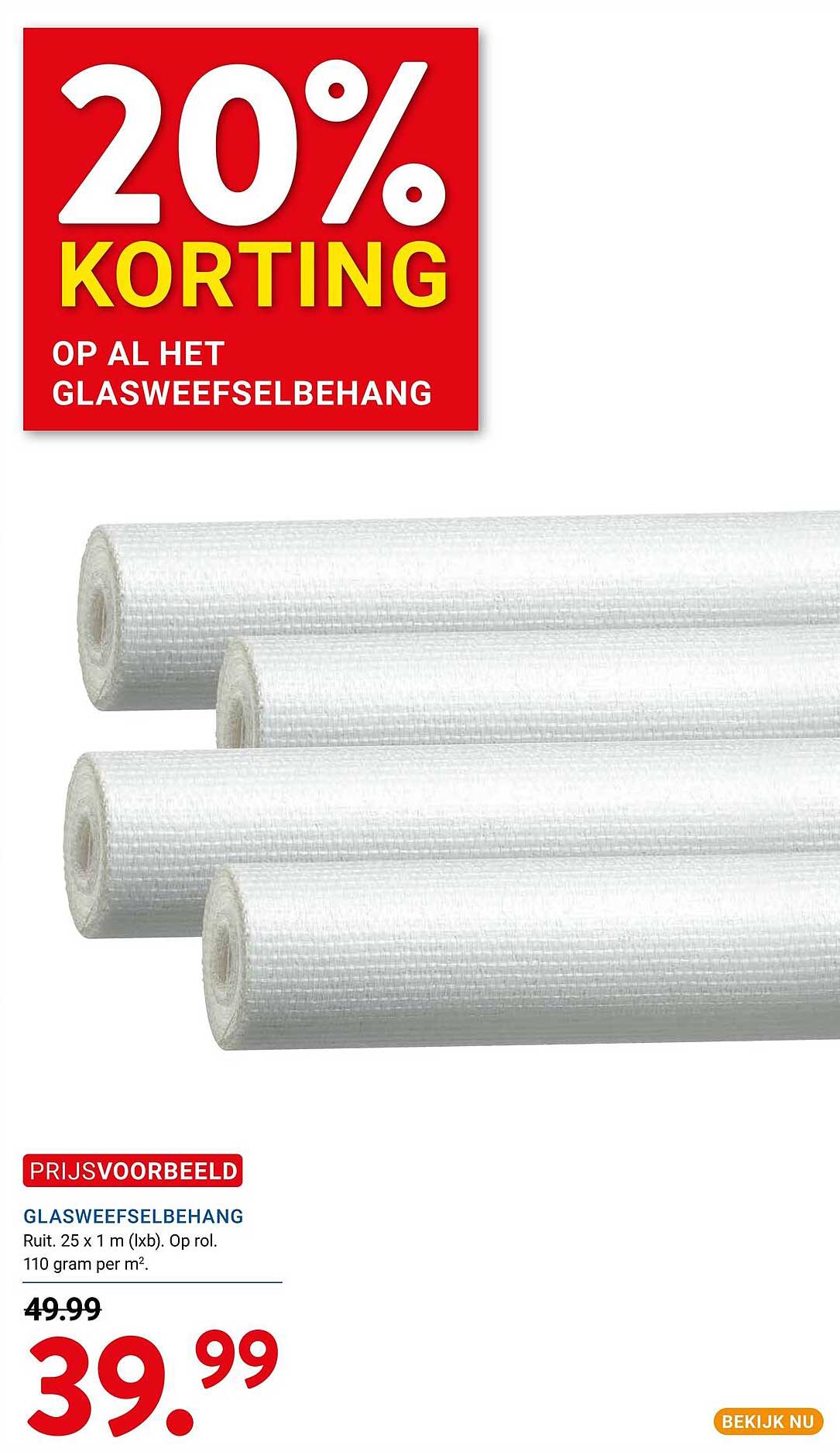 20% KORTING OP AL HET GLASWEEFSELBEHANG