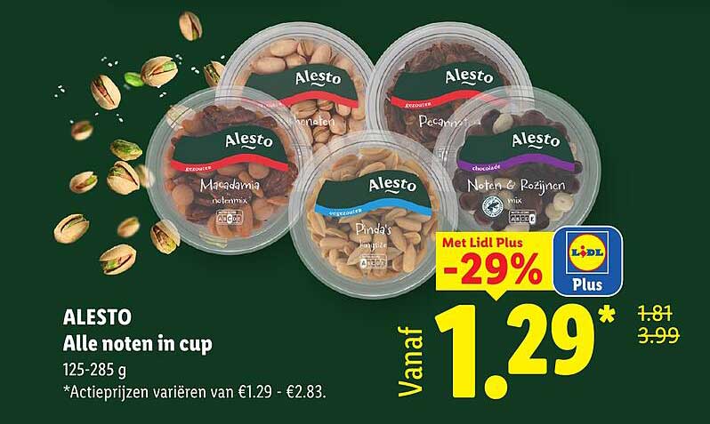 ALESTO Alle noten in cup