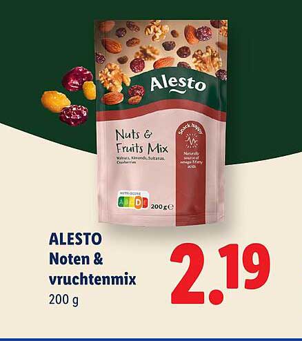 ALESTO Noten & vruchtenmix 200 g