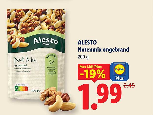ALESTO Notenmix ongebrand