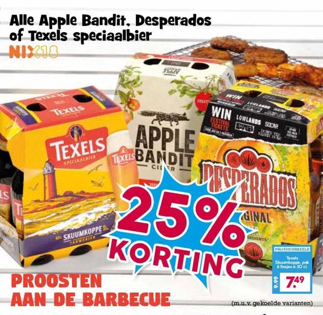 Alle Apple Bandit, Desperados of Texels speciaalbier 25% korting
